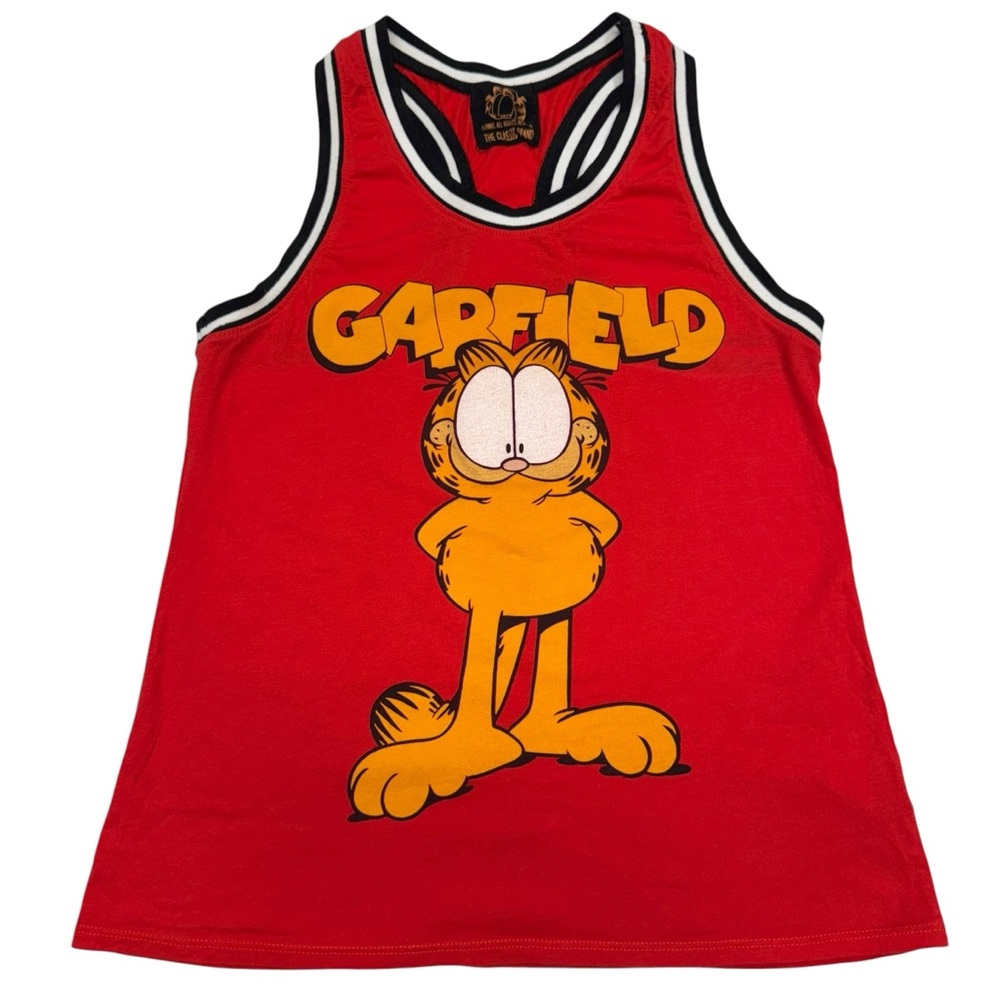 Paws The Classic Brand Garfield Racerback Tank Top Women’s Size S Cartoon Cat